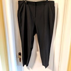 ASOS size 16 black pleated capris